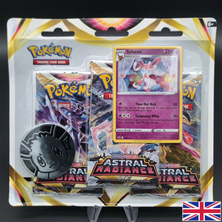 Astral Radiance Blister 3-Pack: Sylveon Black Star Promo